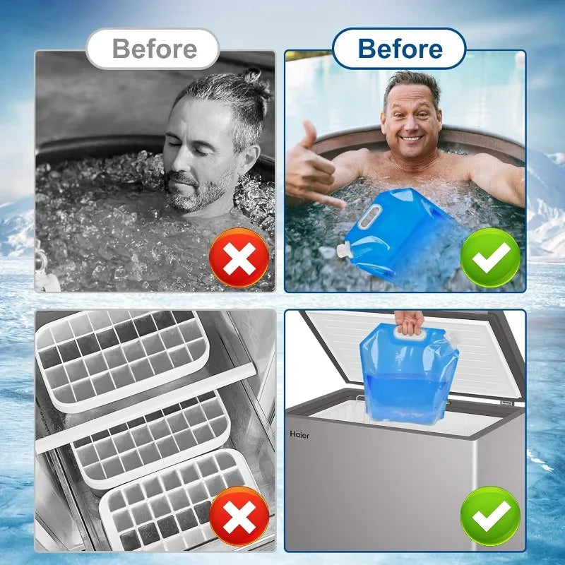 Primal Ice Reusable Cold Plunge Freezer Bags